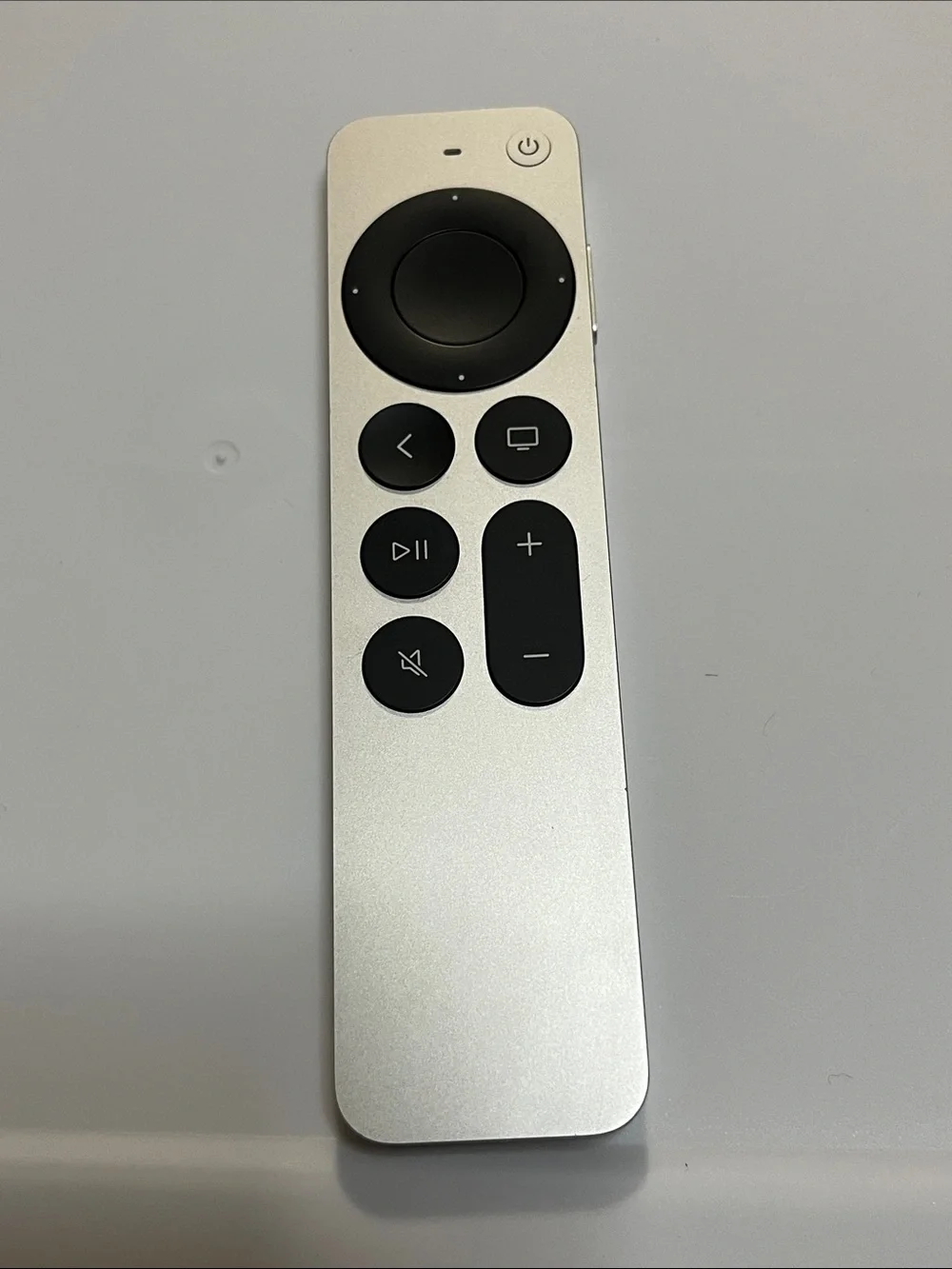 Apple Silver and Black Siri Remote for TV Streaming